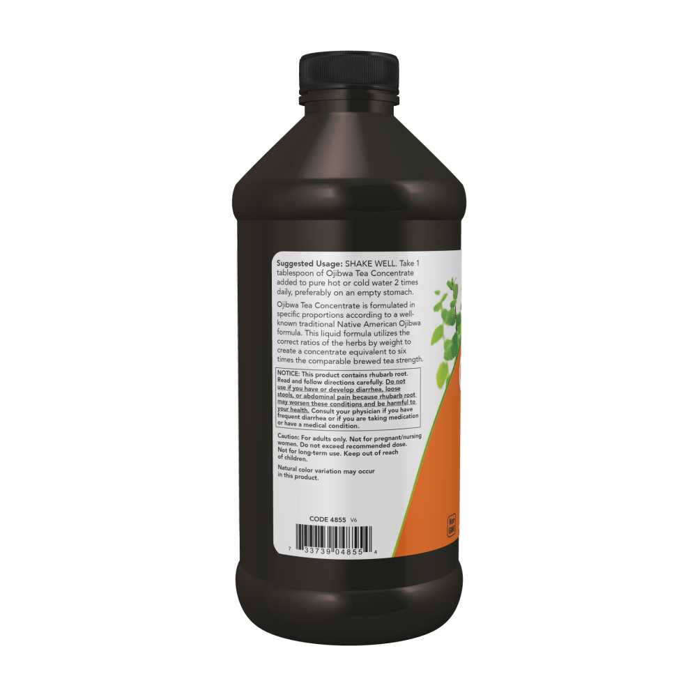 Now Foods Ojibwa Tea – 6 X Concentrated Herbal Formula for Wellness Support – 16 Fl Oz (473 M L)