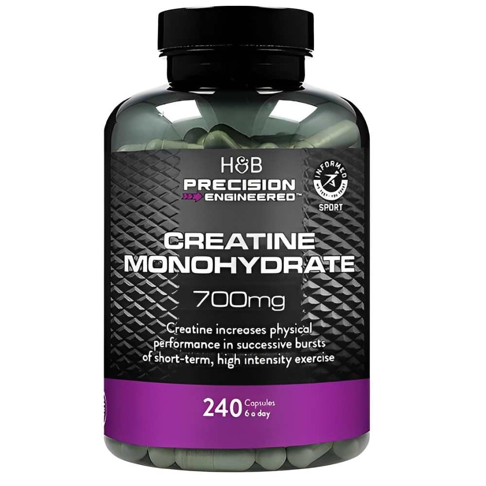 H&b Precision Engineered Sport Creatine Monohydrate – 700mg – 240 Tablets
