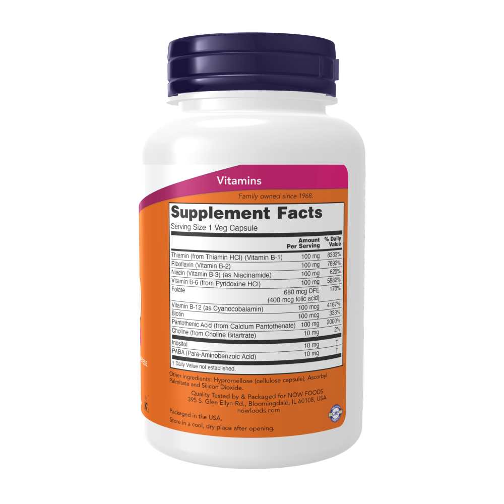 Now Foods B-100 – 100 Veg Capsules