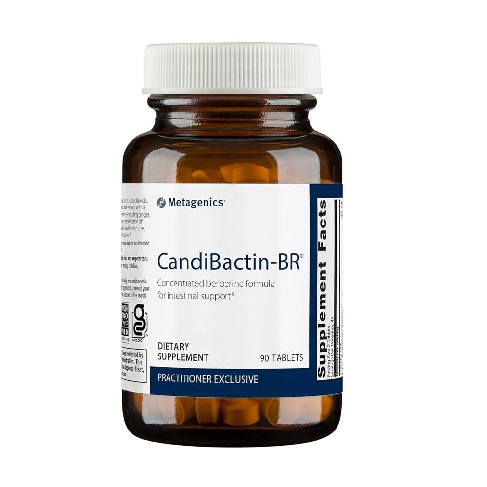 Metagenics Candi Bactin-Br – Concentrated Berberine Formula for Intestinal Support – 90 Tablets