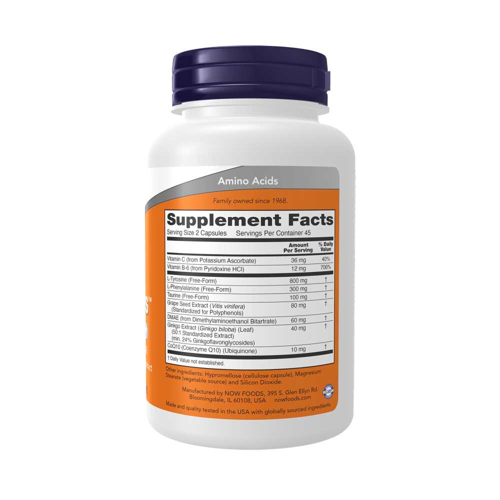 Now Foods True Focus – Neurotransmitter Support – 90 Capsules
