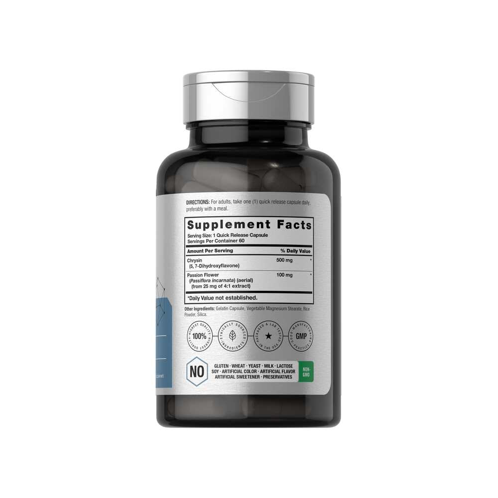 Horbäach Chrysin 500mg | 60 Capsules