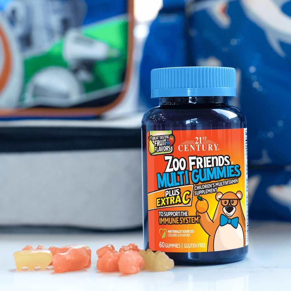 21st Century Zoo Friends® Multi Plus Extra C 60 Gummies