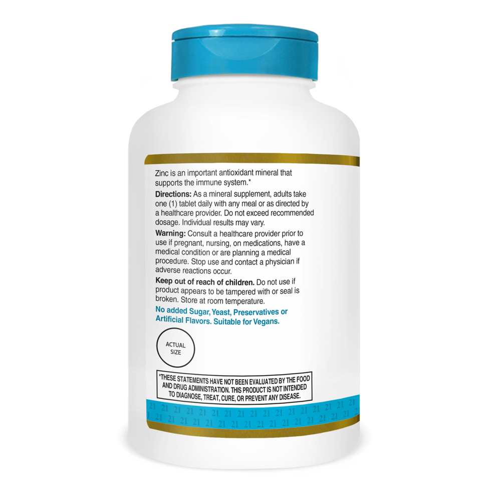 21st Century Zinc Citrate 50 Mg 360 Tabs