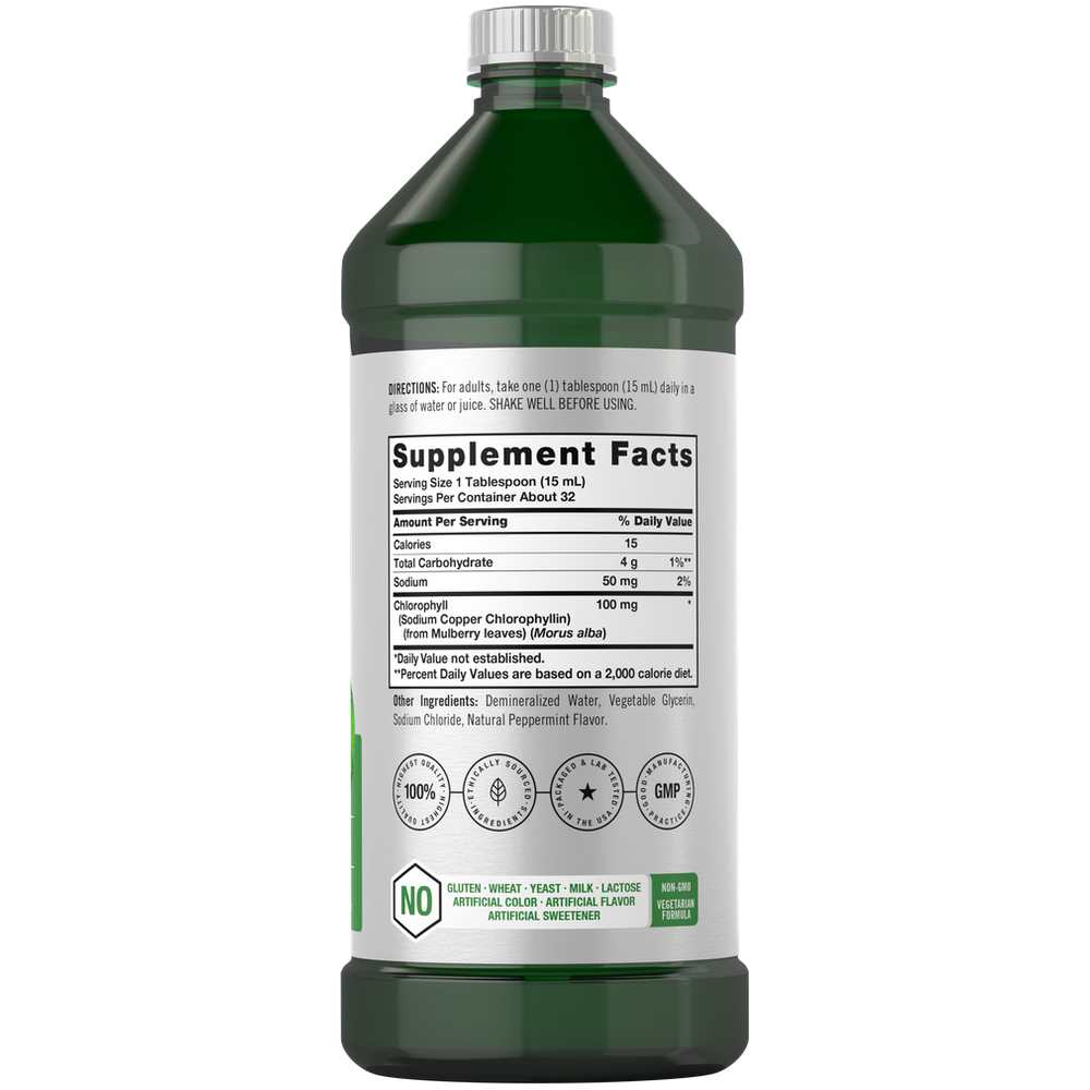 Horbäach Chlorophyll 100mg | 16 oz Liquid