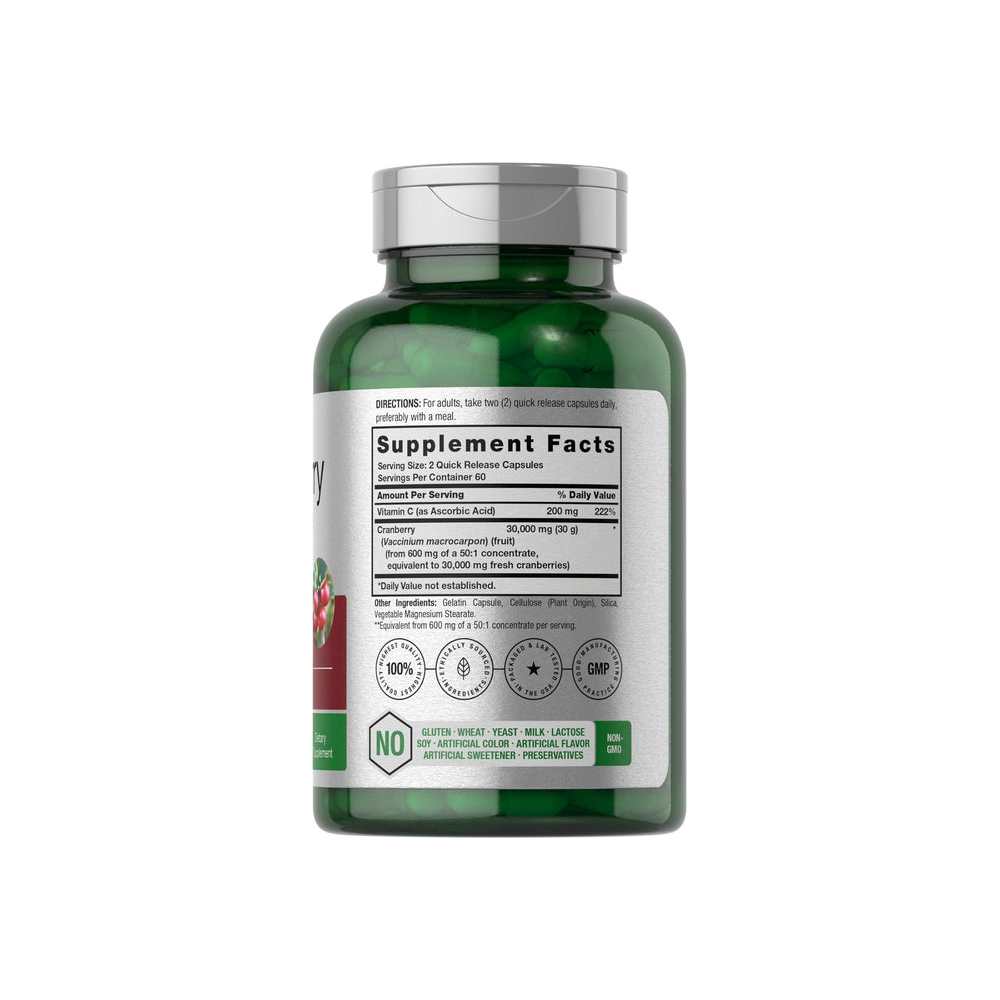 Horbäach Cranberry with Vitamin C | 120 Capsules