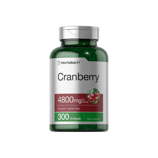 Horbäach Cranberry 4800mg per Serving | 300 Softgels