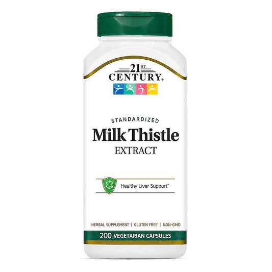 21st Century Milk Thistle Extract Standardized 200 Caps