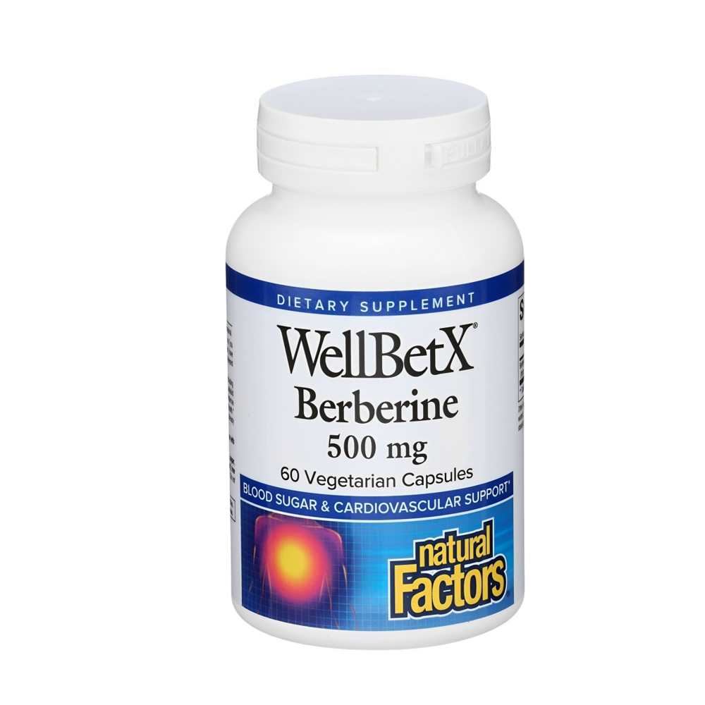 Well Bet X Berberine 500mg – 60 Vegetarian Capsules By Natural Factors