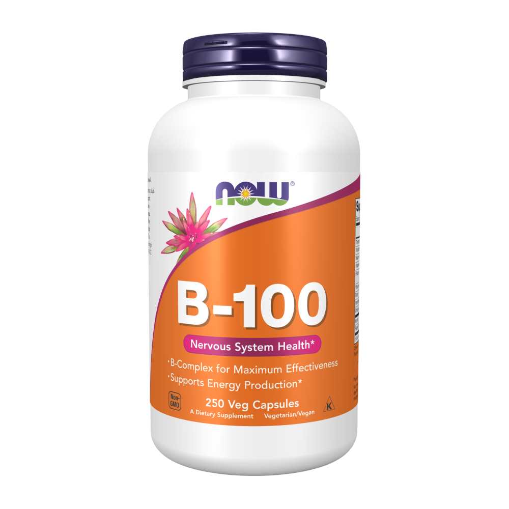 Now Foods B-100 – 100 Veg Capsules