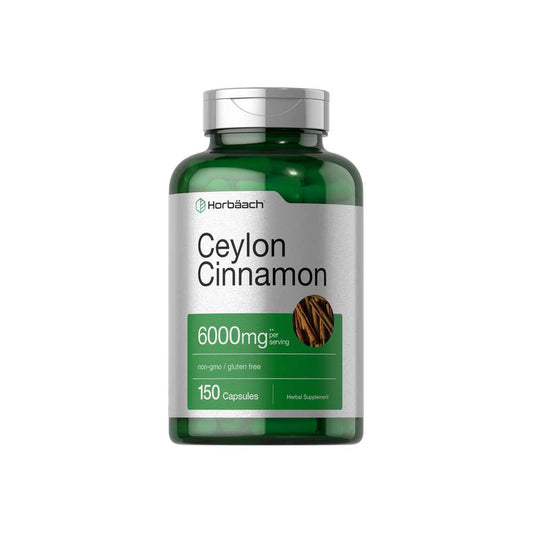 Horbäach Cinnamon 6000mg per Serving | 150 Capsules