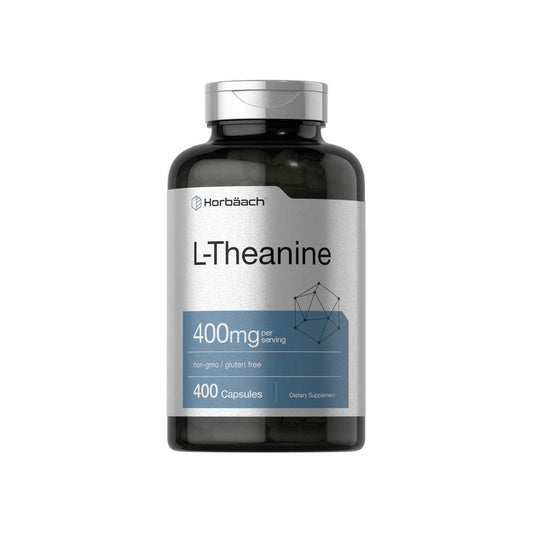Horbäach L-Theanine 400mg per Serving | 400 Capsules