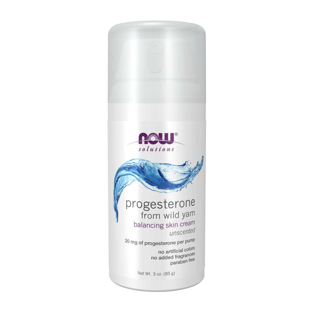 Now Foods Progesterone from Wild Yam – Natural Balancing Formula – Skin Cream for Women – 85 G