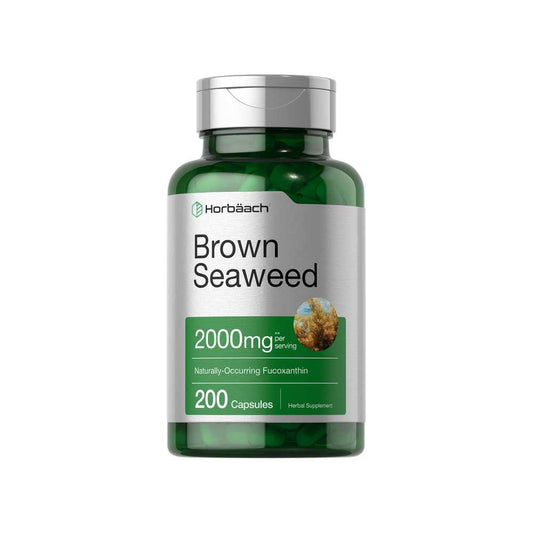 Horbäach Brown Seaweed Extract 2000mg per Serving | 200 Capsules