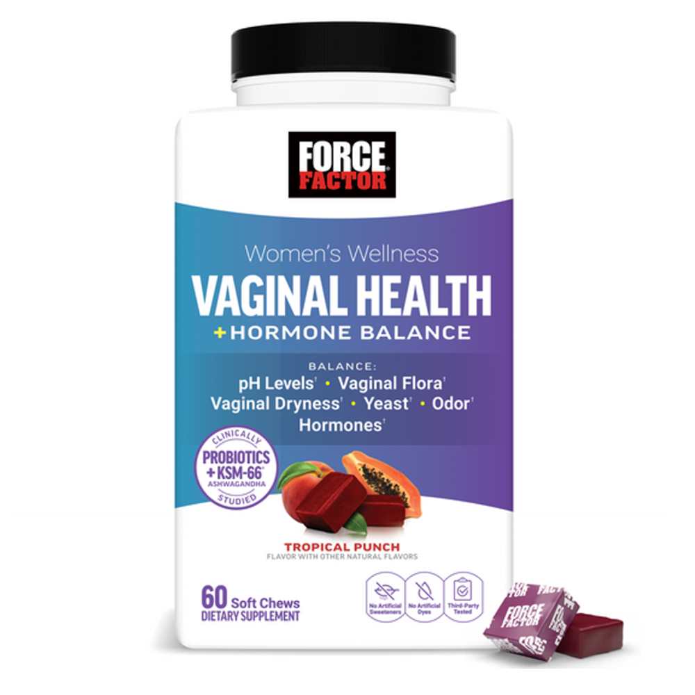Force Factor Women’s Wellness Vaginal Health Hormone Balance – 60 Soft Chews