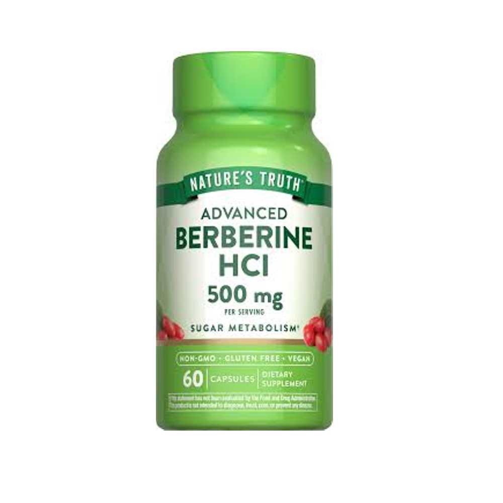 Nature's Truth Advanced Berberine H Cl 500mg – 60 Capsules