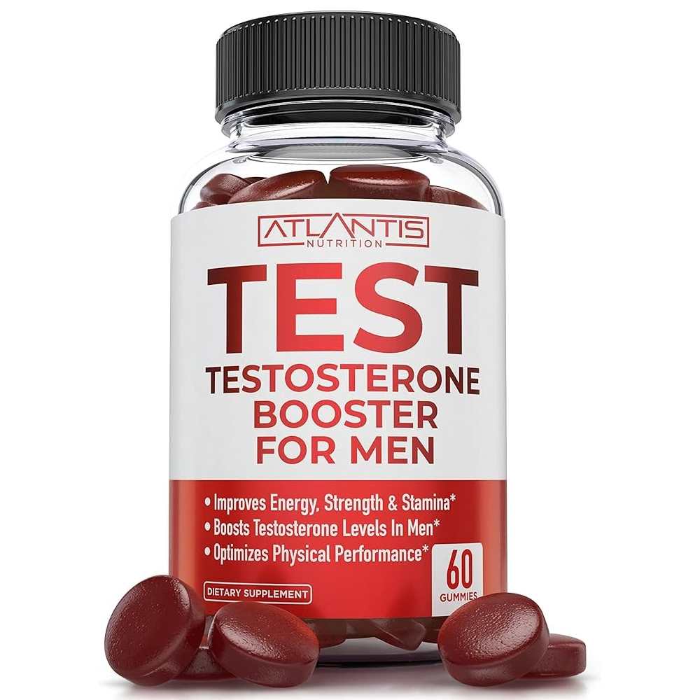 Atlantis Nutrition Test – Testosterone Booster for Men – 60 Gummies