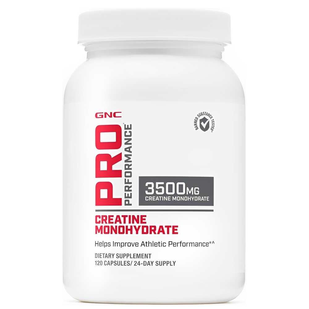 Gnc Pro Performance Creatine Monohydrate – 3500mg – 120 Capsules (24-Day Supply)