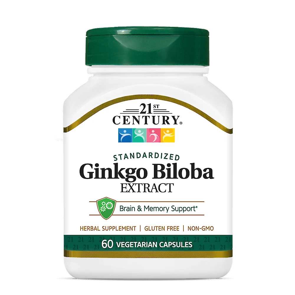 21st Century Ginkgo Biloba Extract Standardized 200 Caps