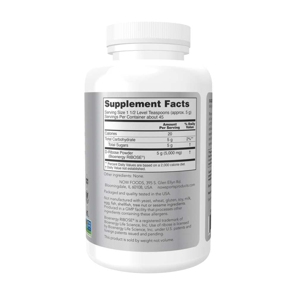 Now Sports D-Ribose Powder 227g