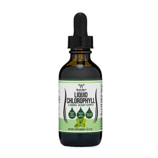Double Wood Liquid Chlorophyll – 1500mg Natural Cleanse & Digestive Aid | 2 Fl Oz