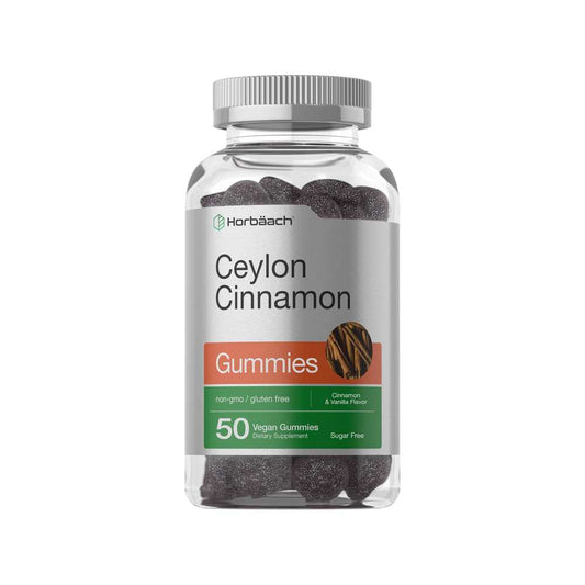 Horbäach Ceylon Cinnamon 2000mg per Serving | 50 Gummies