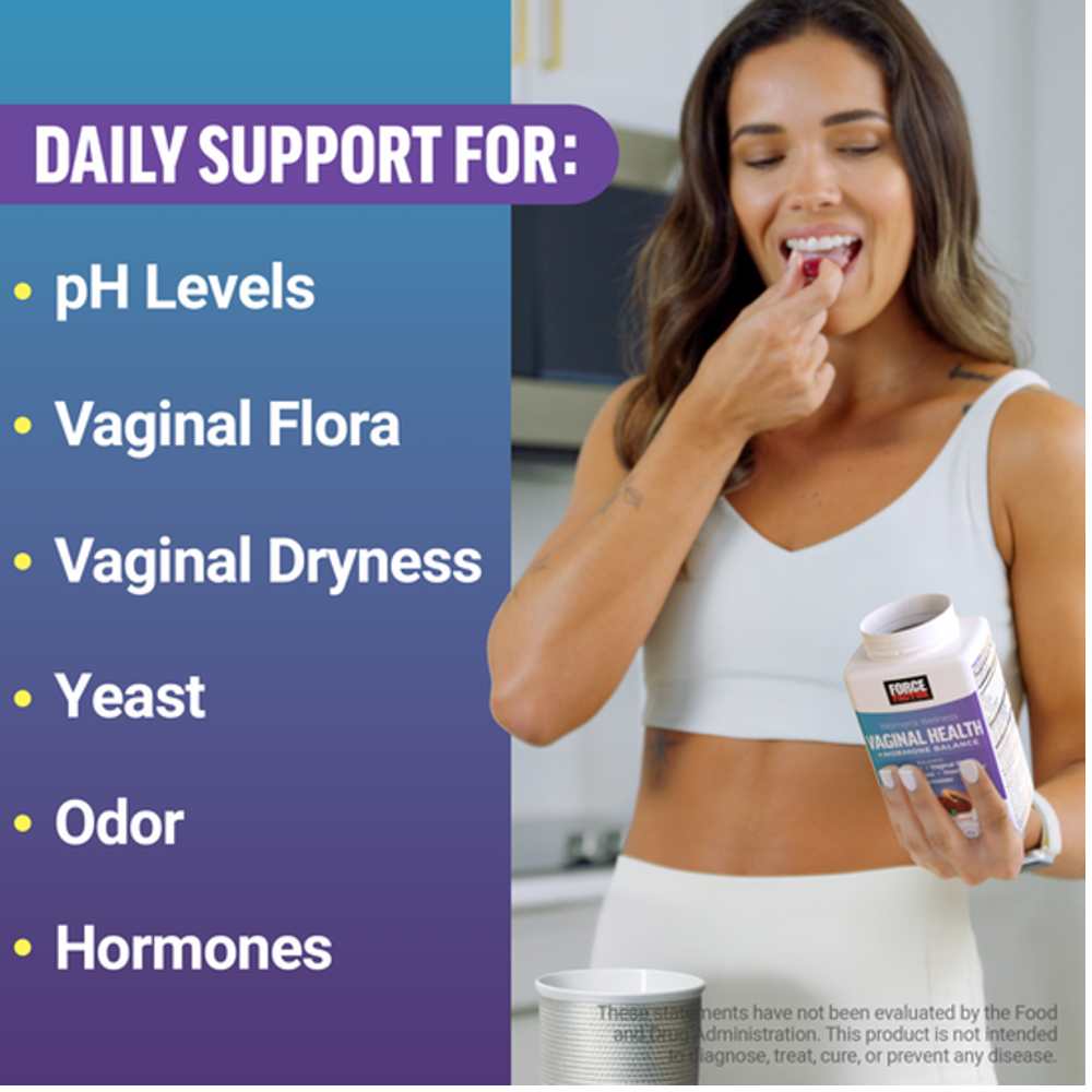 Force Factor Women’s Wellness Vaginal Health Hormone Balance – 60 Soft Chews