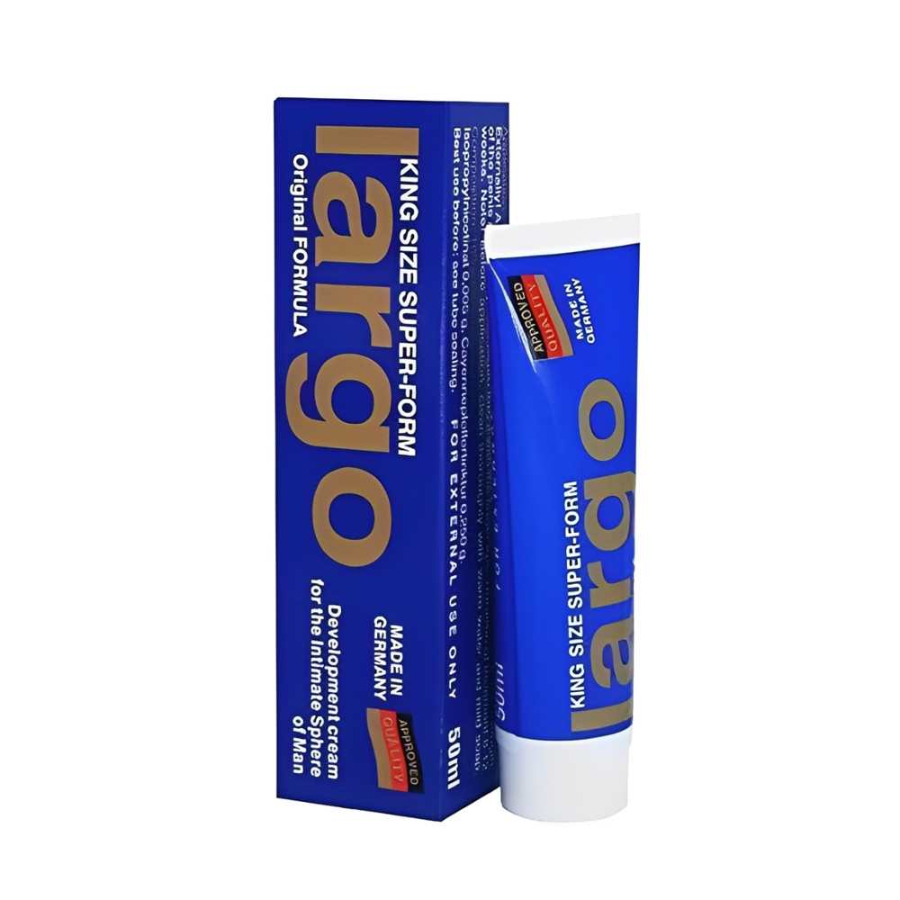 Original Largo King Size Super-Form Cream – 50ml, Made in Germany, for Men's Intimate Care