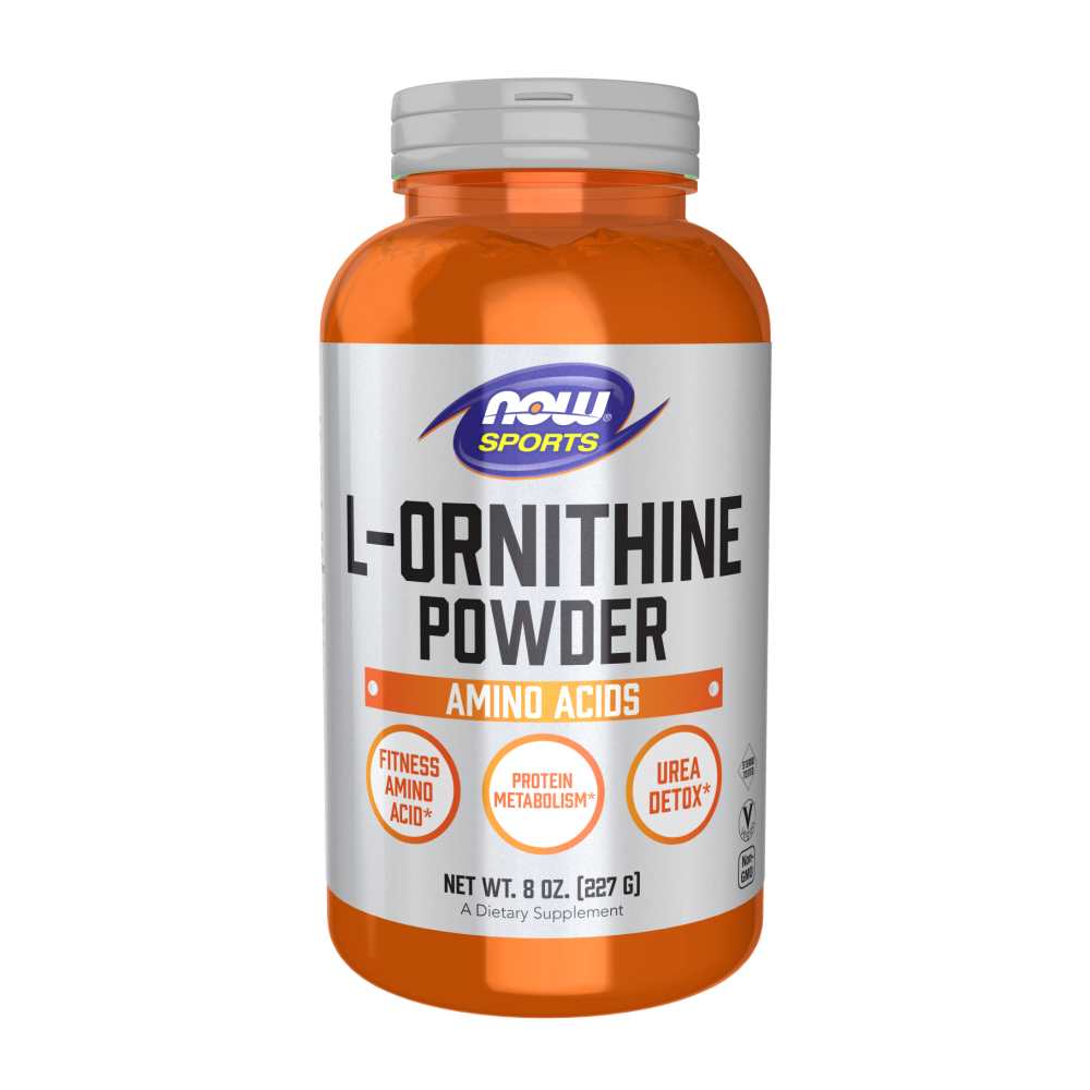 Now Sports L-Ornithine Powder – Nitric Oxide & Recovery Support – 227g