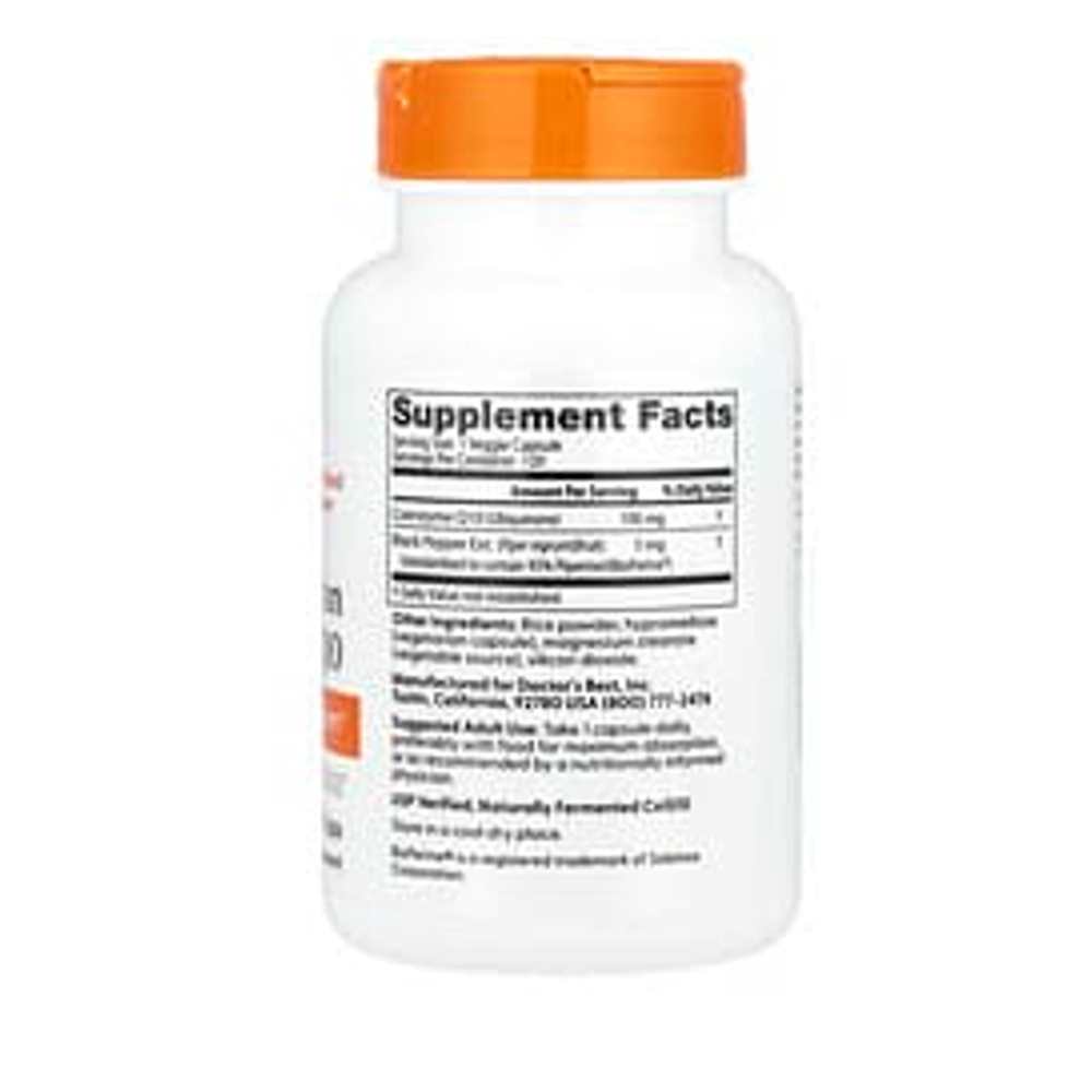 Doctor's Best High Absorption Co Q10 with Bio Perine, 100 Mg, 120 Veggie Caps
