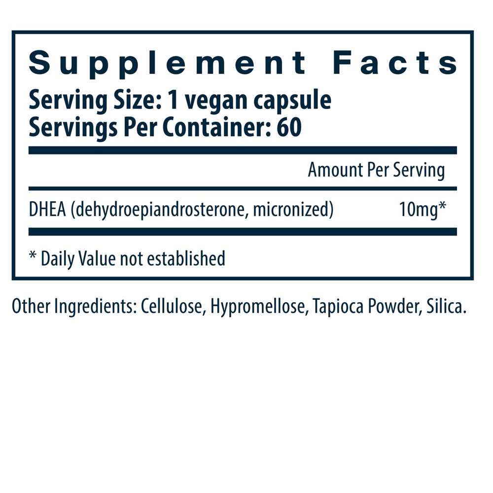 Vital Nutrients Dhea 60 Caps