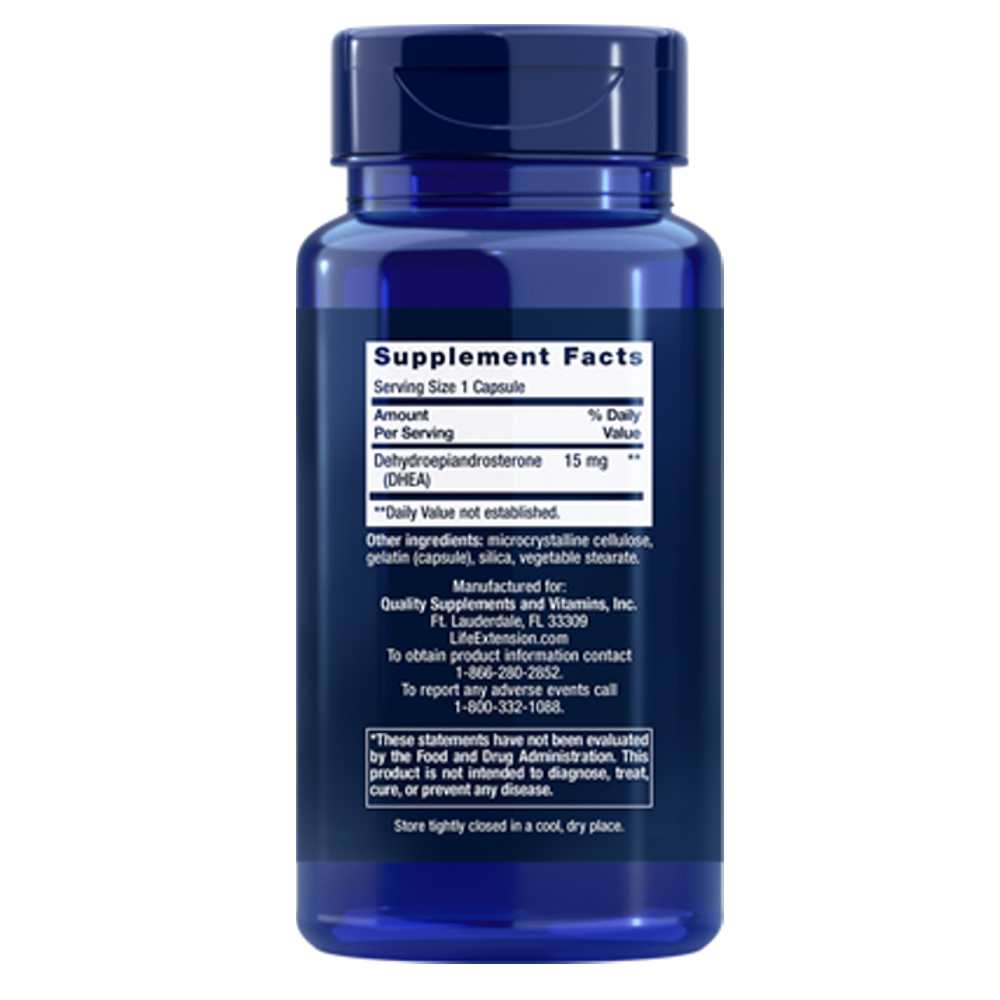 Life Extension Dhea 15 Mg – 100 Capsules