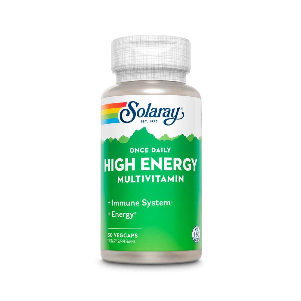 Solaray Once Daily High Energy Multi 30 Caps
