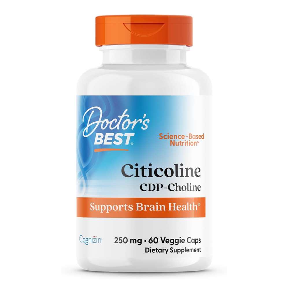 Doctor's Best Citicoline, 250 Mg, 60 Veggie Caps