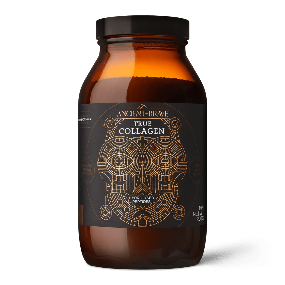 Ancient + Brave True Collagen - Hydrolysed Peptides (200g) | Premium Skin & Joint Support