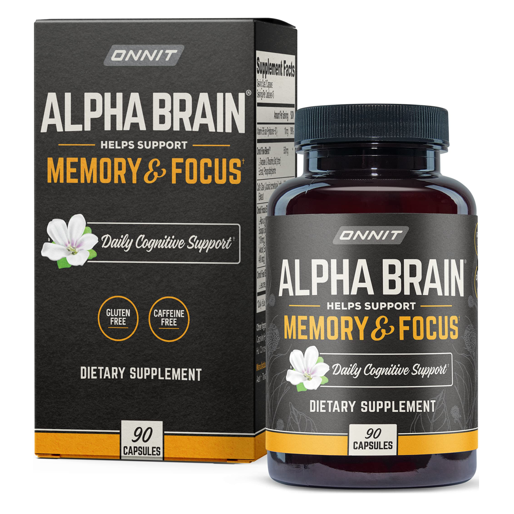 Alpha Brain Supplement by Onnit 90 Capsules