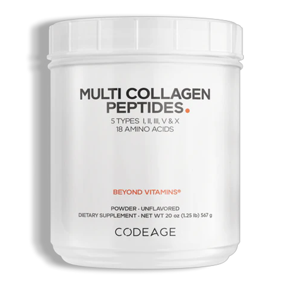 Codeage Multi Collagen Peptides Powder - 5 Types I, II, III, V & X - Unflavored - 567g