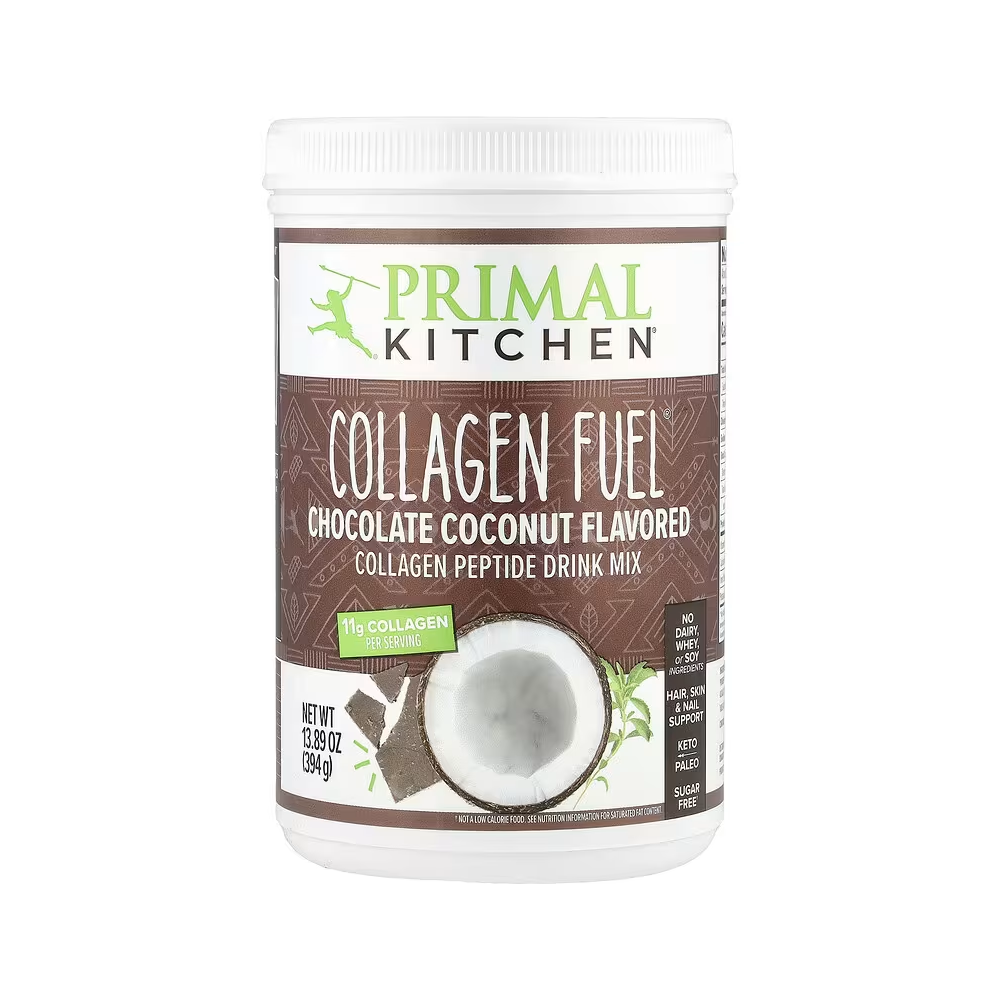Primal Kitchen Collagen Fuel - Chocolate Coconut Flavored Collagen Peptide Drink Mix - 394g