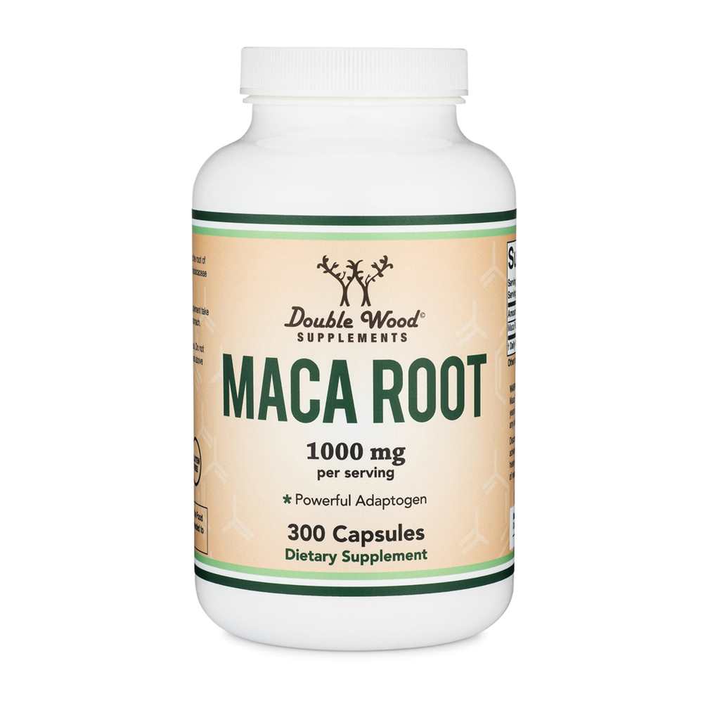 Double Wood Maca Root 1000mg – 300 Capsules