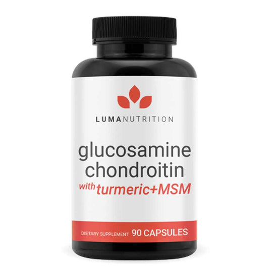 Glucosamine Chondroitin Turmeric Msm Dietary Supplement – 90 Caps by Luma Nutrition