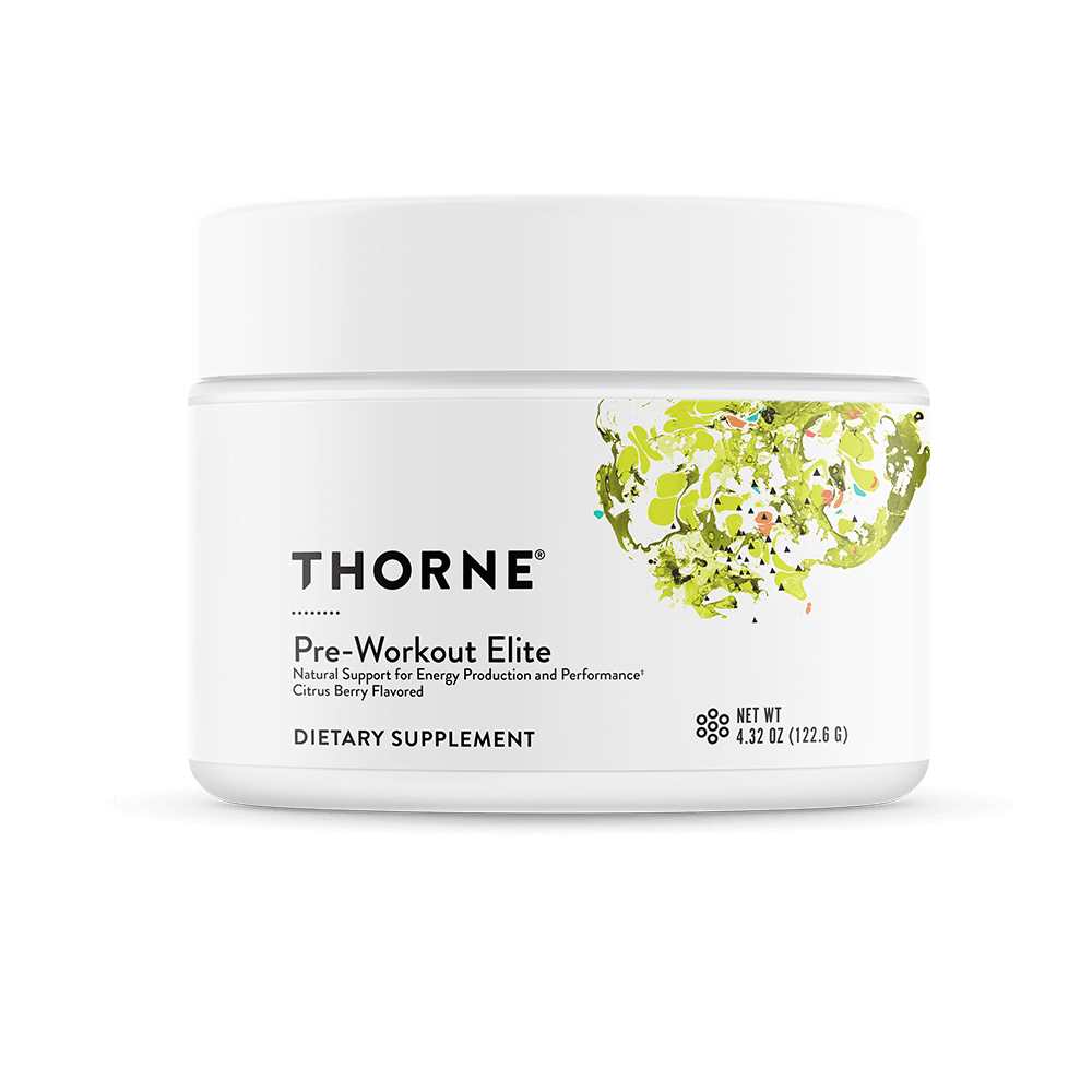 Thorne Pre-Workout Elite – Citrus Berry Energy & Performance Boost