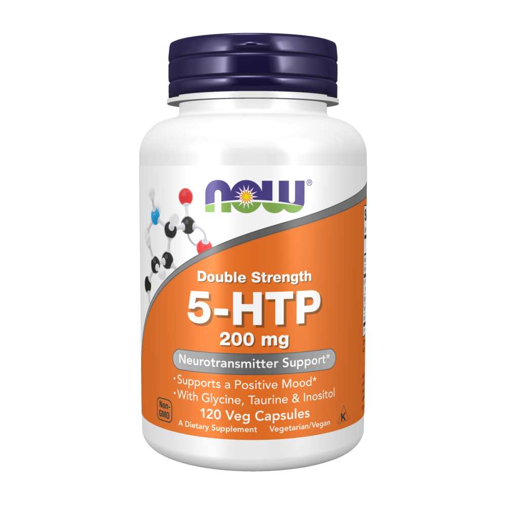 Now Foods 5-Htp 200 Mg Double Strength – Mood & Sleep Support – 60 Veg Capsules