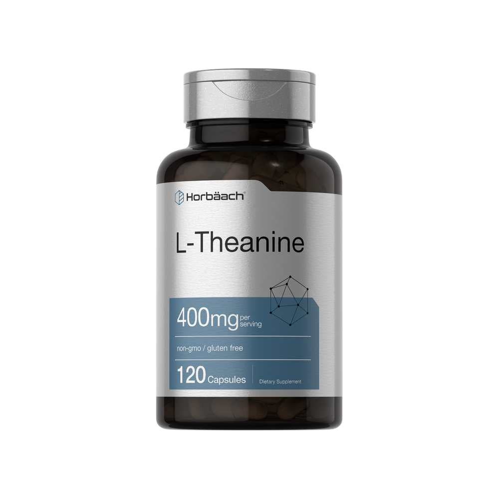 Horbäach L-Theanine 400mg per Serving | 400 Capsules