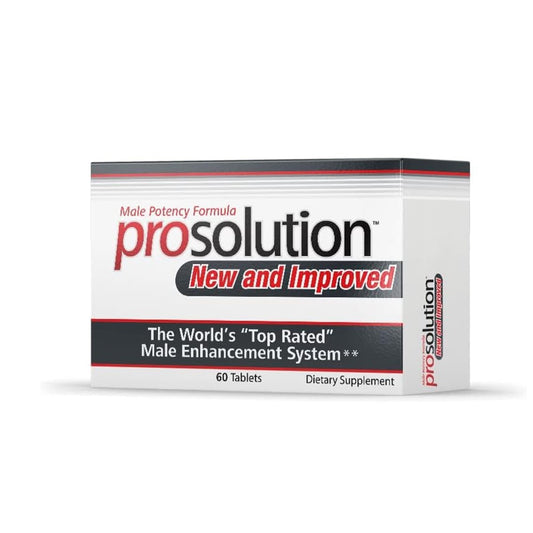ProSolution Male Potency Formula – New & Improved Male Enhancement System | 60 Tablets Dietary Supplement