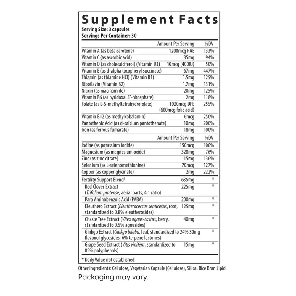 Fairhaven Health FertilAid® for Women – Hormone Balance & Reproductive Health Support