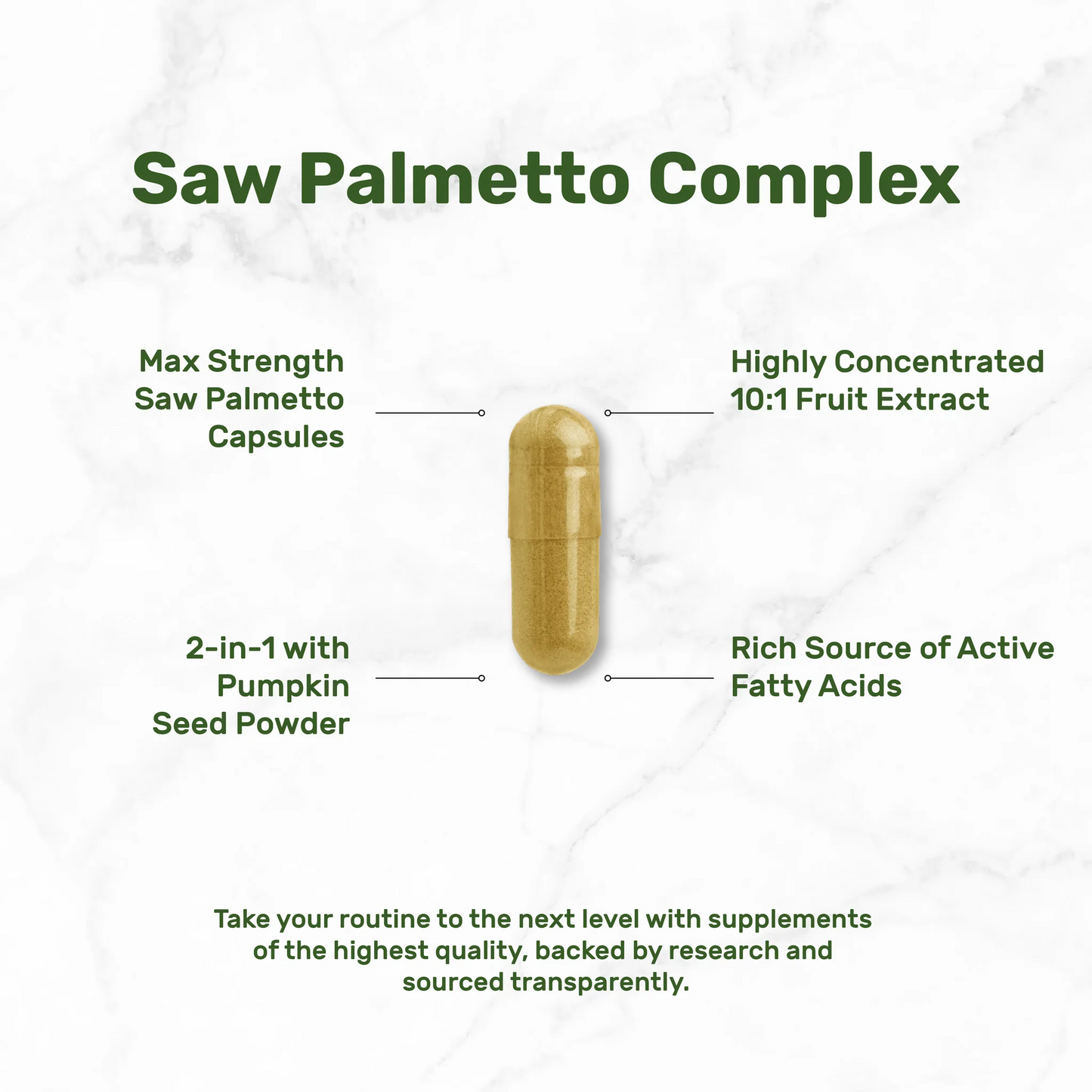 Deal Supplement Saw Palmetto Supplement 5000mg with Pumpkin Seed, 300 Capsules