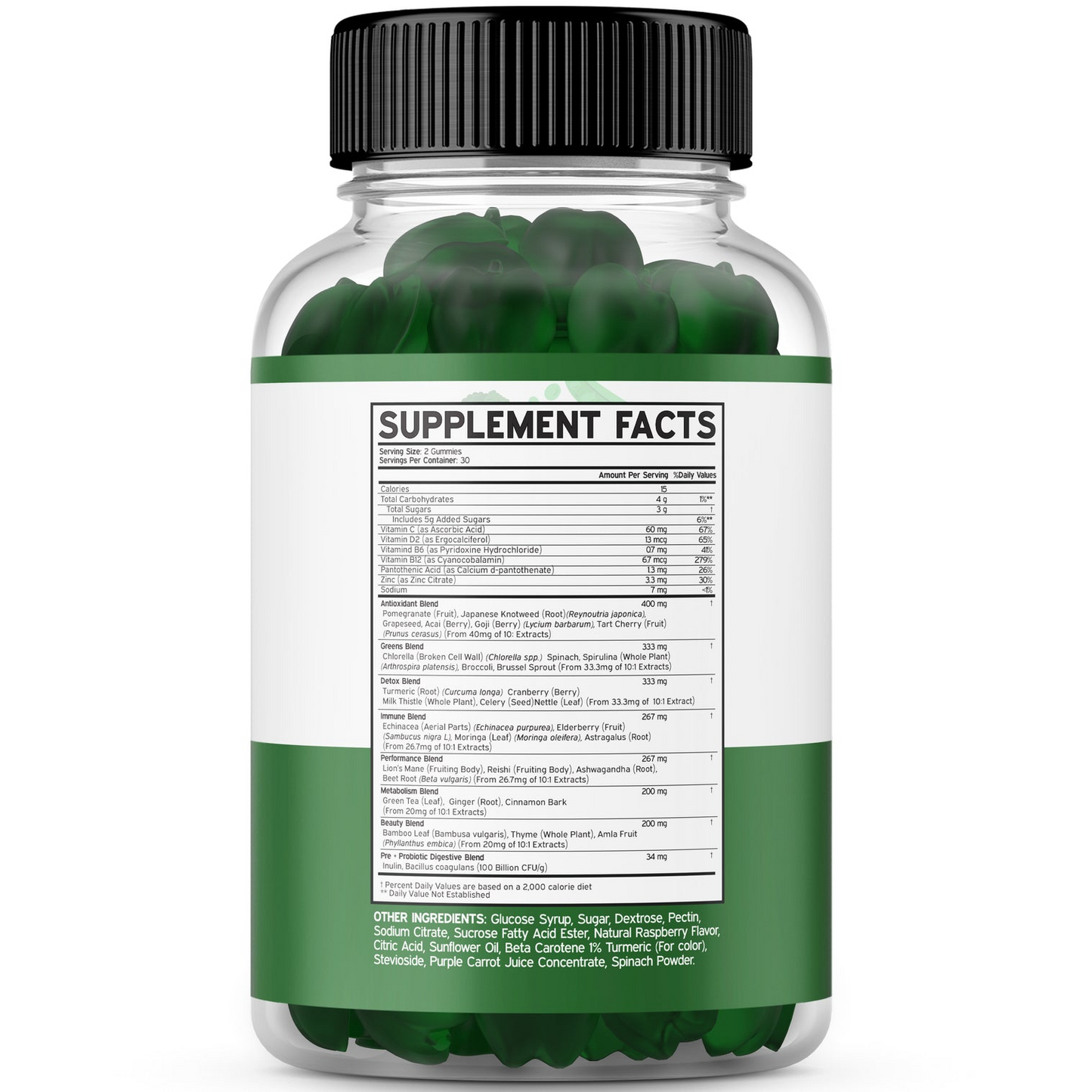 Dorado Nutrition Supergreens Gummies - (60 Count)