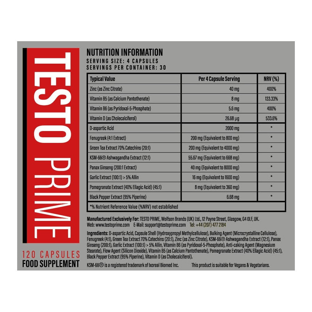 Testo Prime: Ultimate Testosterone Booster for Men & Women in Pakistan