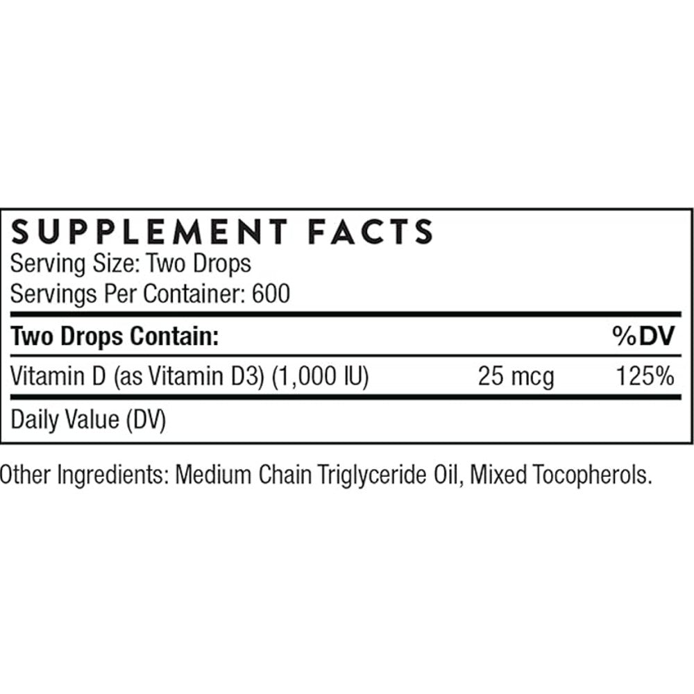 Thorne Vitamin D - Bone & Muscles Health