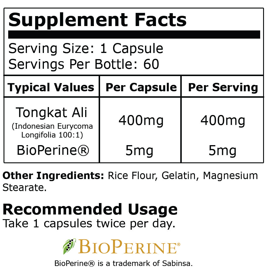 Black Mamba Tk Ali - Unlock Your Edge 60 Caps